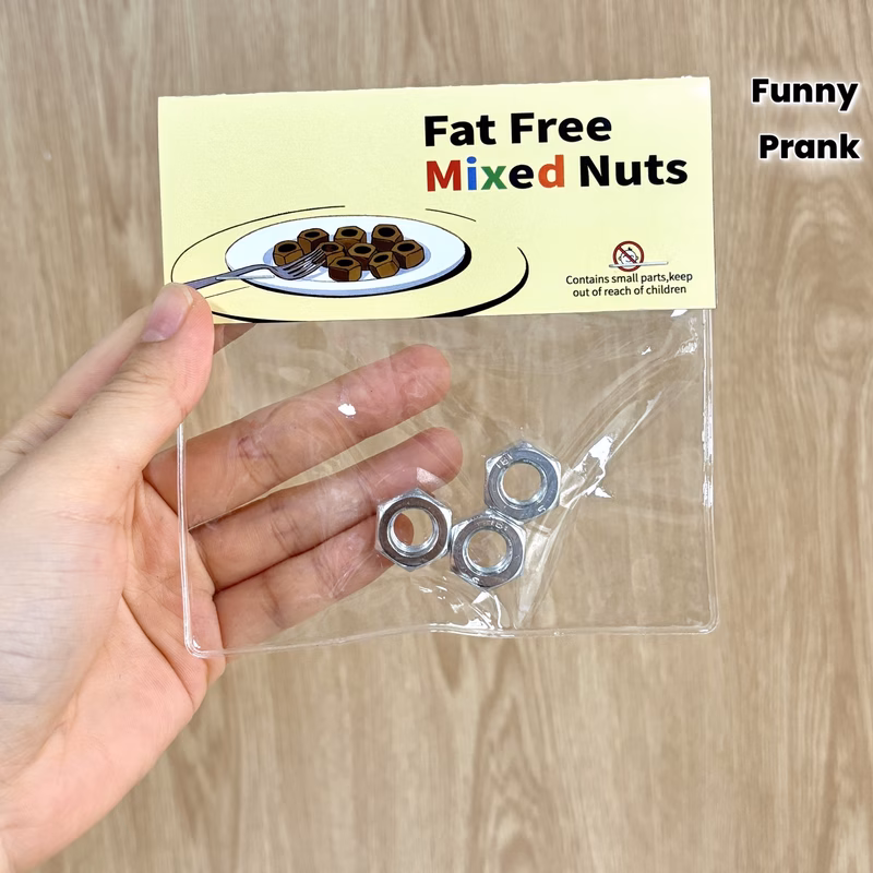 1pc prank novelty gift nuts funny gift suitable for friends who and want to a small gift for neighbors colleagues dad mom girlfriend boyfriend
