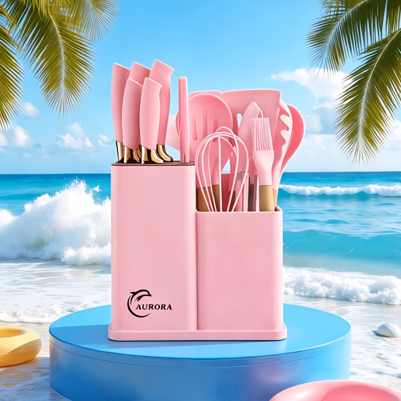 aurora 19 silicone kitchen utensil set