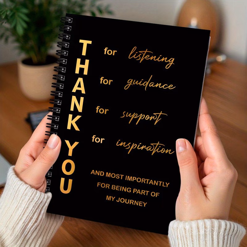 a spiral notebook journal for gratitude supply for school an ideal gift for friends and colleagues of any gender