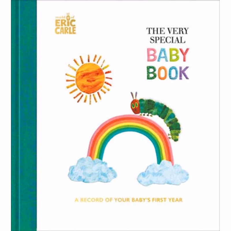 the baby book book a record of your babys first year baby keepsake book with milestone stickers by 9780593796801