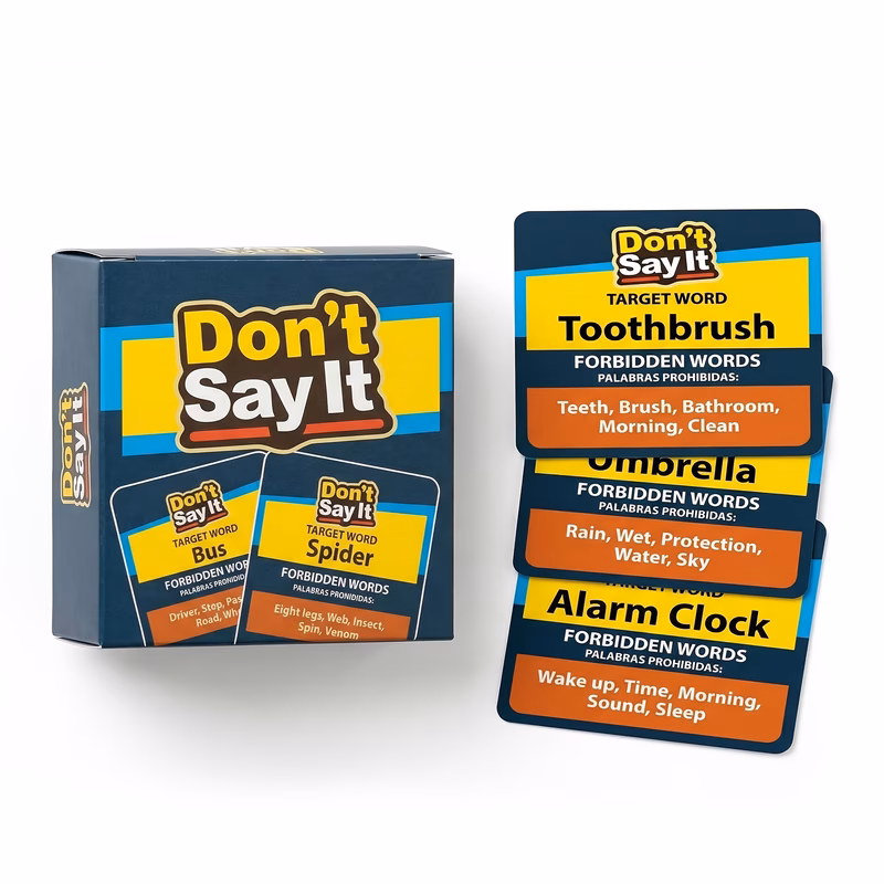 dont of spains popular party card game features 50 word cards with rounded corners and anti scratch handcrafted ultra portable it fun anywhere a must have for camping