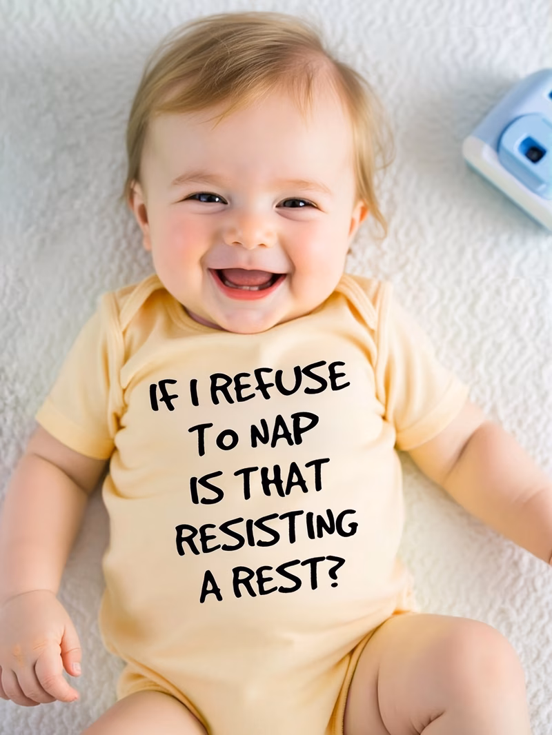 if i to nap is that a rest new bodysuit summer short sleeve crawling suit jumpsuit pregnancy gift for outdoor