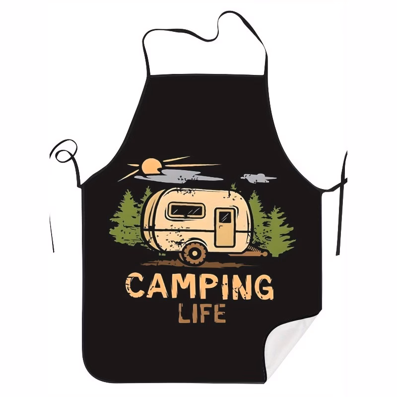 1pc camping style adjustable cooking apron unisex