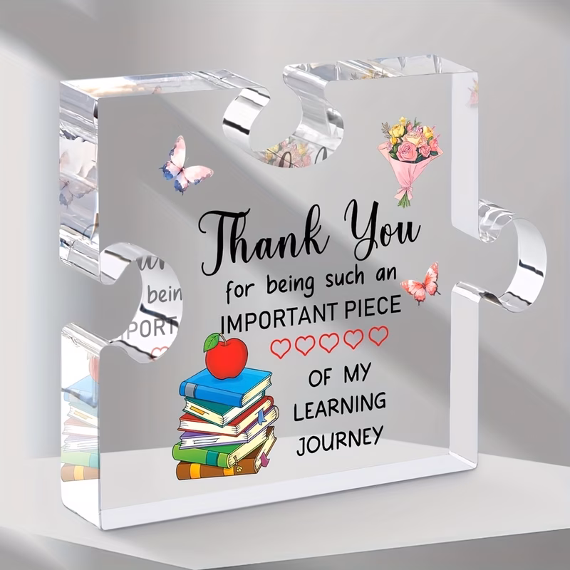 2d flat 2d flat acrylic plaque gifts for teachers teachers day christmas or birthdays celebrating the for best educators