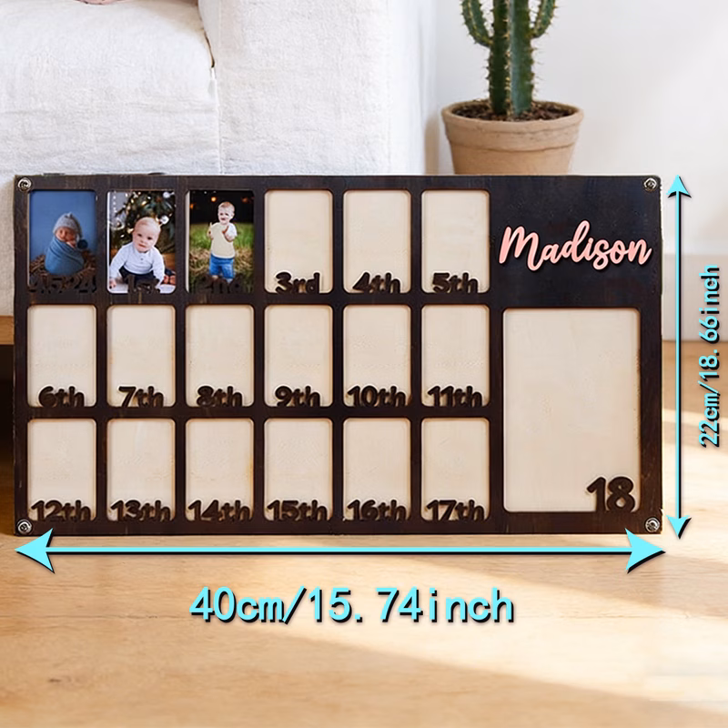 1 personalized age frame customizable with initials or name personalized memory frame wall art decoration gift unique gift for friends patricks day housewarming gift decorative hanging ornament