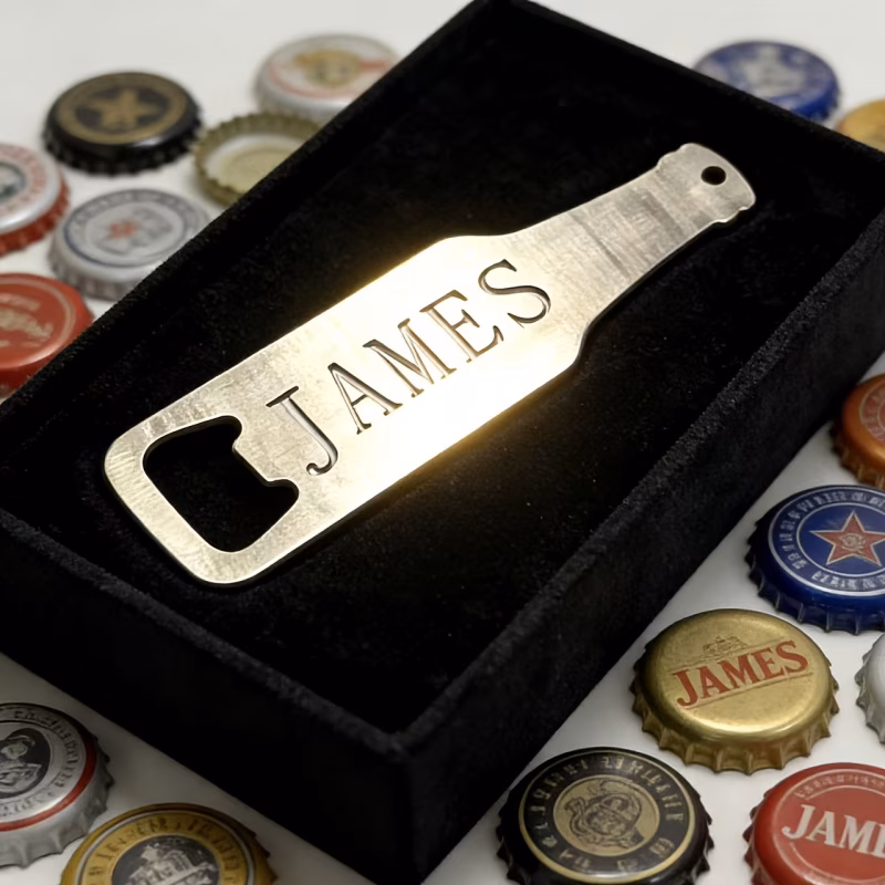 customized name engraved hollow practical bbq bottle opener a perfect gift for men fathers day beer enthusiasts and christmas