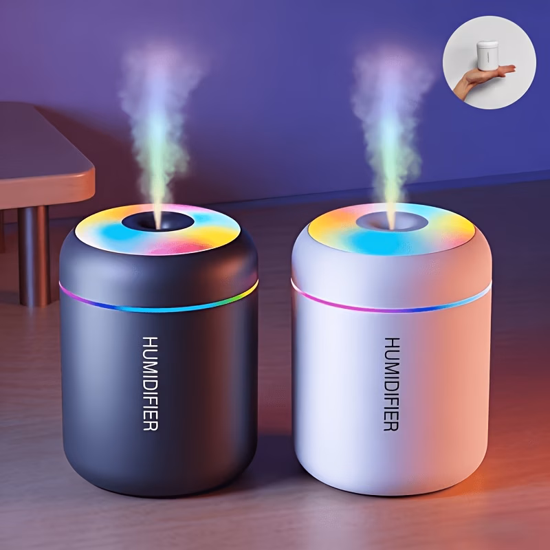 1pc essential oil aromatherapy mist diffuser and humidifier with color changing night light function and promotion refresh and your room with a soothing atmosphere gift