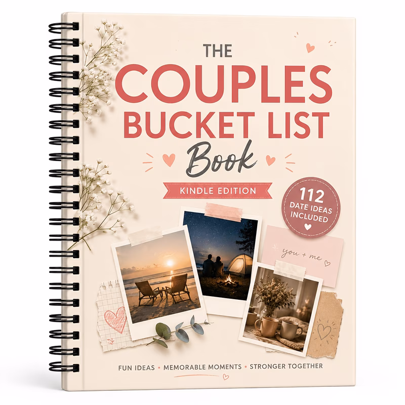 the couples book romantic date ideas journal for couples 112 fun date night activities memory making prompts spiral bound hardcover relationship for boyfriend girlfriend anniversary wedding