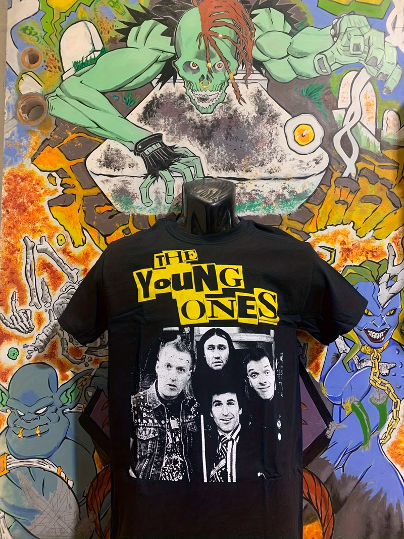 mens graphic t shirt brothers show design with yellow round neck tee for fans collectible apparel