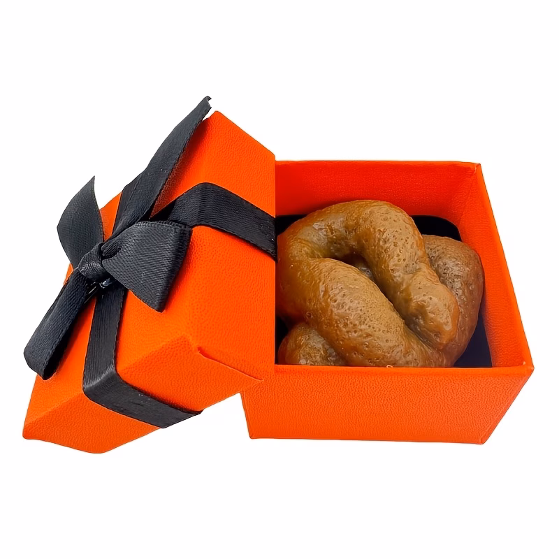 with prank realistic feces gift box halloween christmas birthdays and more funny novelty gift for
