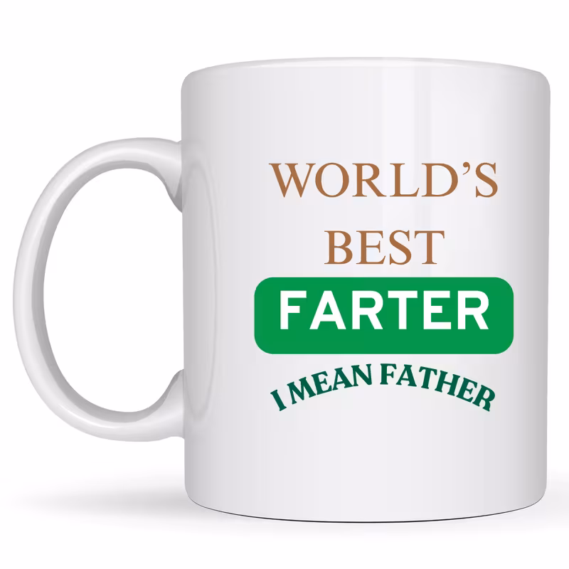 bebuz farter i mean father funny coffee mug for dad ceramic gift mug for fathers day birthday or christmas humorous gift for him from kids son or daughter