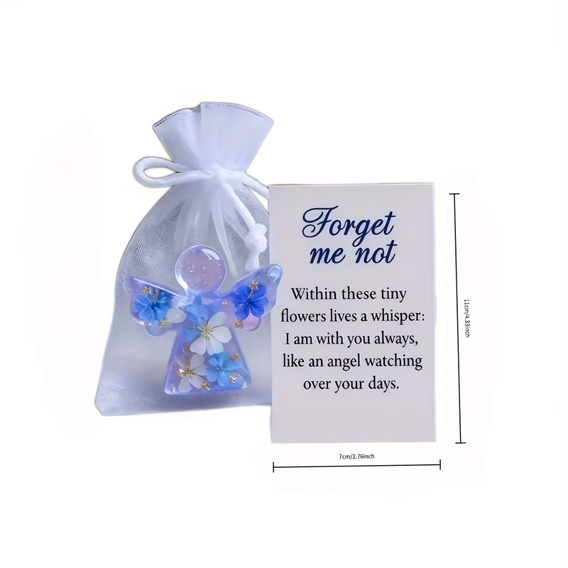2d flat set of pocket hugging angel decorations with emotional inspirational cards decorative art suitable for home decoration holiday parties ideal gift for christmas small gifts thanksgiving christm