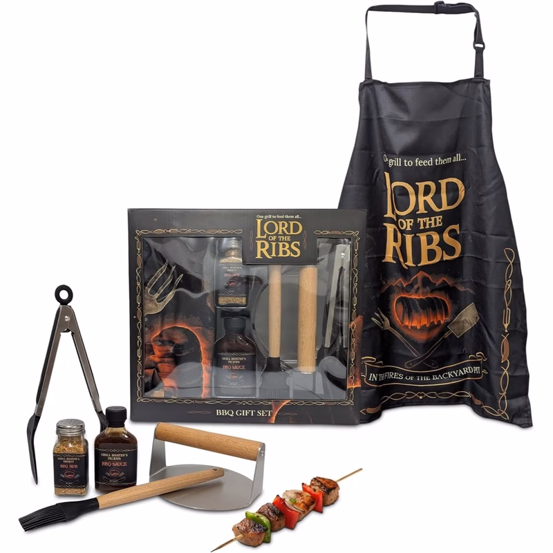 lord of the gift set tools rub sauce set with apron barbeque accessories lovers gift box for christmas birthday and holiday