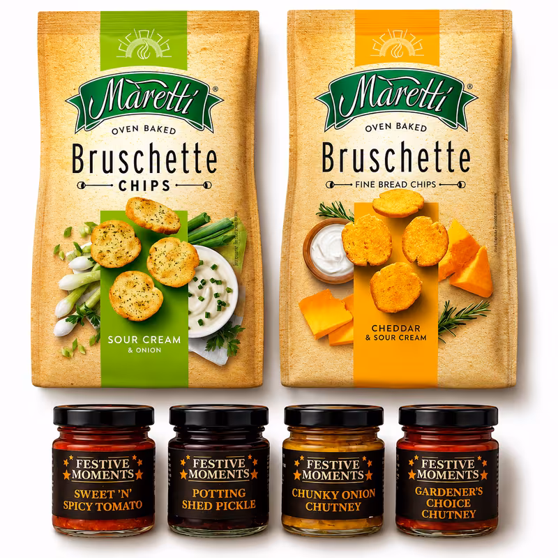 italian gift bundle onion and bread chips with 4 premium mini spicy tomato pickle chunky onion luxury grazing board cheese board entertaining hamper