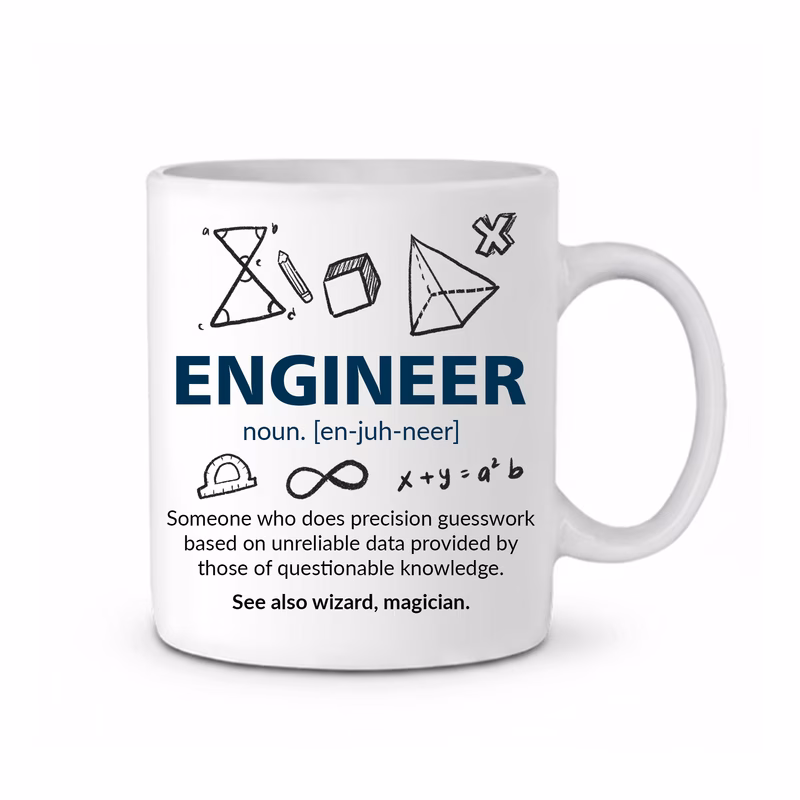 funny engineer mug engineering definition quote coffee cup 11oz ceramic mug with handle cool geek gift