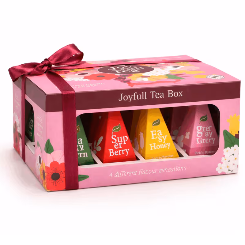 tea gift box 12 premium tea bags jasmine lemon grey 4 set luxury ready to gift