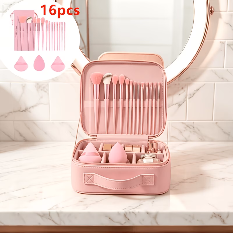 full set of 13pcs makeup brushes and 2pcs beauty sponges and 1pc makeup egg makeup tools including gentle brushes beauty sponges puff and extra items all your beauty needs