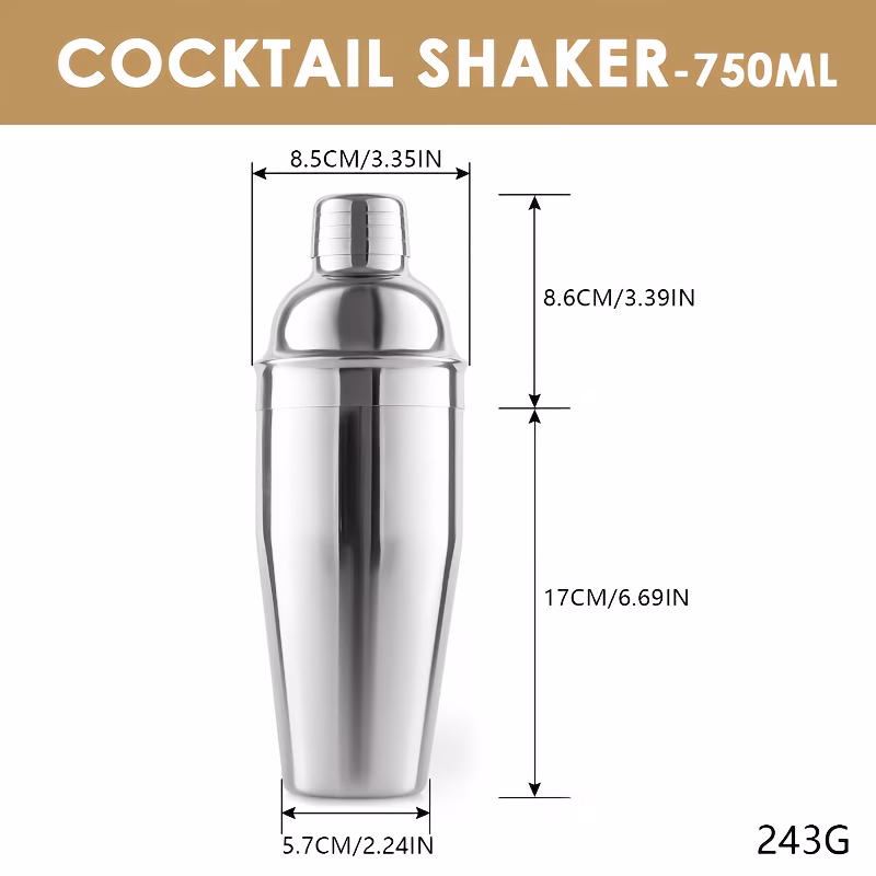 cocktail shaker stainless steel cocktail shaker home cocktail shaker