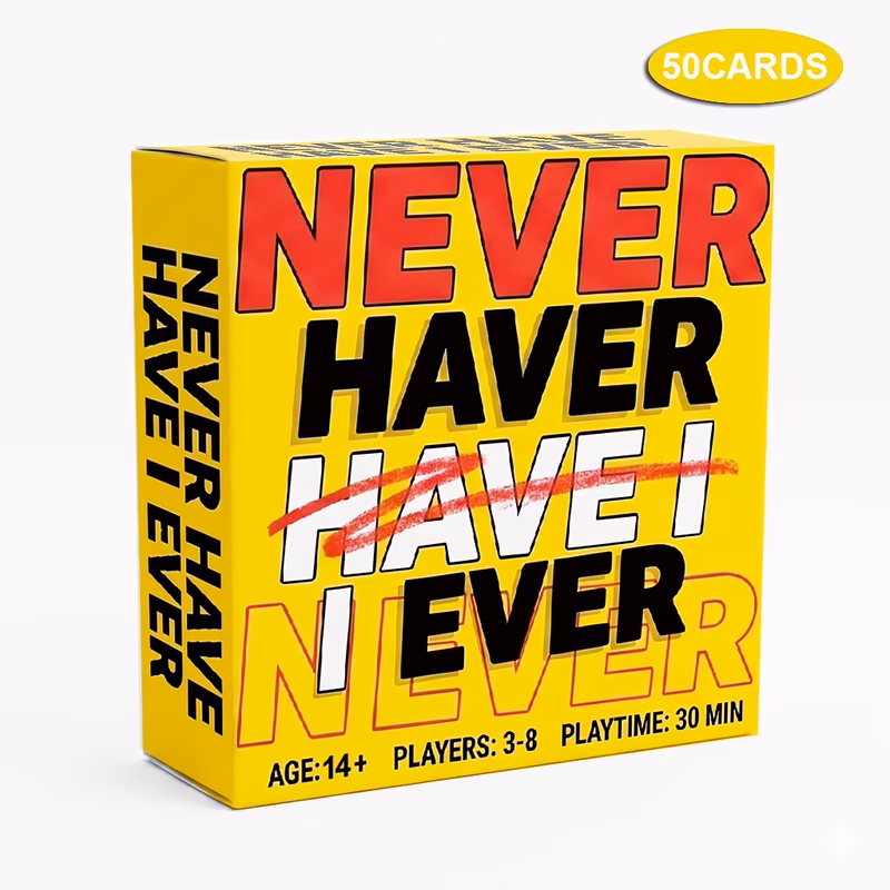 i have never card game party tabletop game friends gathering icebreaker interactive tabletop game holiday evening entertainment prop couple couple truth or dare tabletop game portable travel card soci