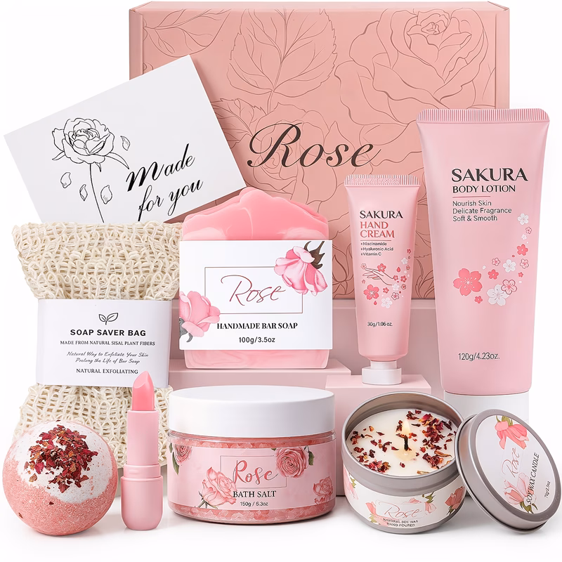 gifts for women birthday gifts for women bath and body gift basket mothers day gifts spa set self care gift thank you for mom sister her friends friendship mothers day gift