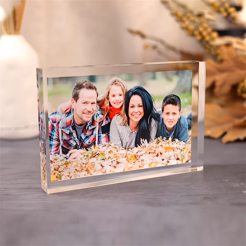 2d flat 2d flat 2d plane personalized acrylic photo block custom portrait souvenirs for weddings birthdays couples and clear 2d picture holder for home decor valentines day gifts desktop decorations