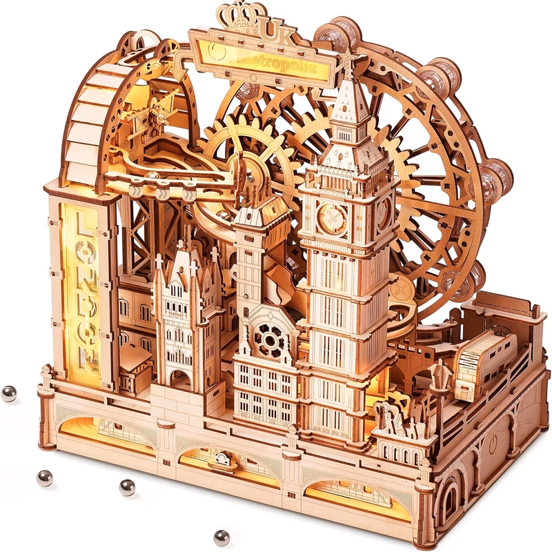 3d wooden puzzle construction set assembly model kit desktop home decoration fathers day gift birthday present for craft lovers decor for teens 14 travel to london