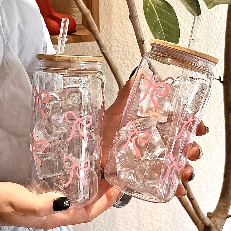 1pc portable tie pattern plastic cup 16oz reusable coffee and tea cup with straw ideal for summer work durable pc material outdoor activities coffee travel mug cup with lid and straw standard pc porta