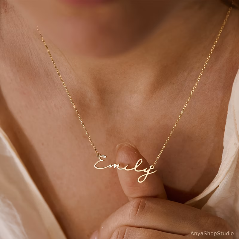 dainty minimalist name necklace name necklace personalized minimalist name necklace custom name jewelry christmas gift