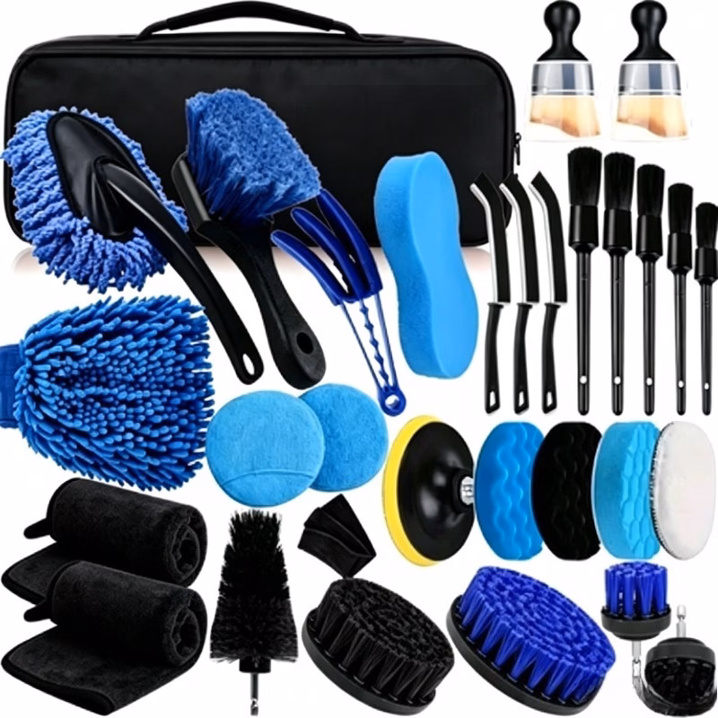 car cleaning and dust removal tool multi functional household and car dusting and stain removal tool soft bristle interior safe dusting brush non slip durable plastic handle ultra bristles suitable fo