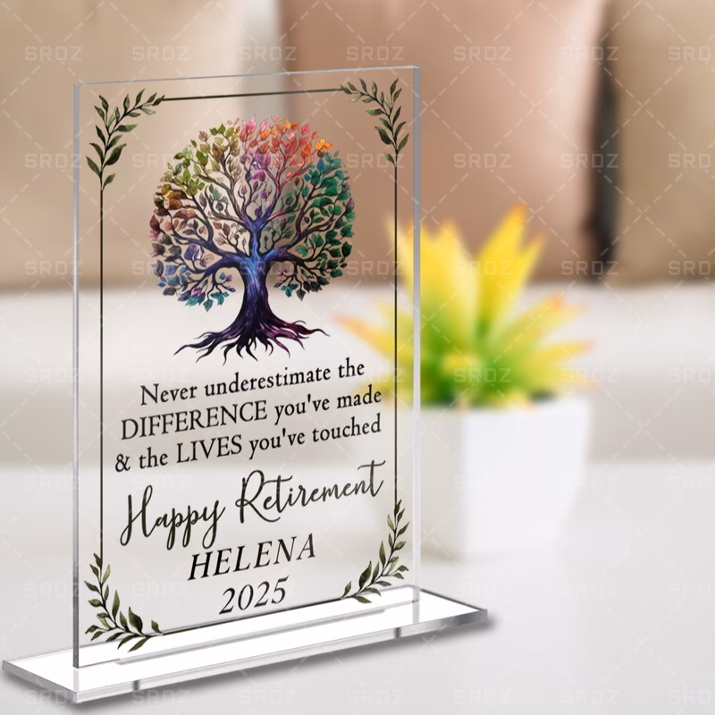 2d flat 2d flat design personalized retirement commemorative plaques customized retirement souvenirs gifts to thank retiring bosses or employees retirement appreciation gifts office decorations bedroo