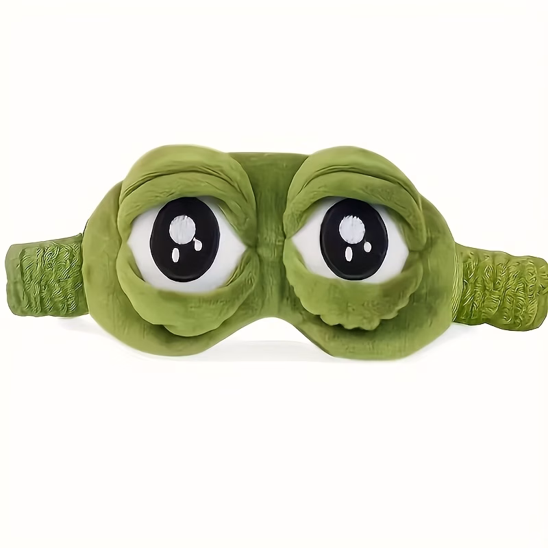 3pcs 1 sleep eye mask 2 cleaning cloth cute frog sleep eye mask for eye protection soft and comfortable nap eye mask is a must have for mask sleep mask eye masks for sleep eye masks sleeping mask eye
