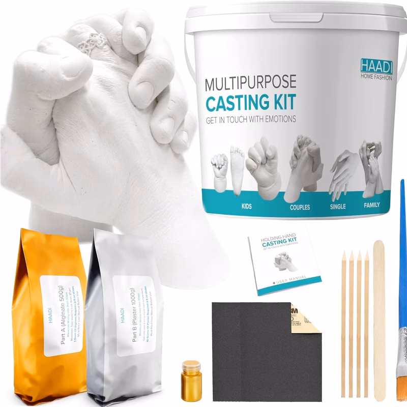 hand moulding kit couples holding hands 3d keepsake hand casting kit unique personalised couple gifts for her him anniversary wedding birthday