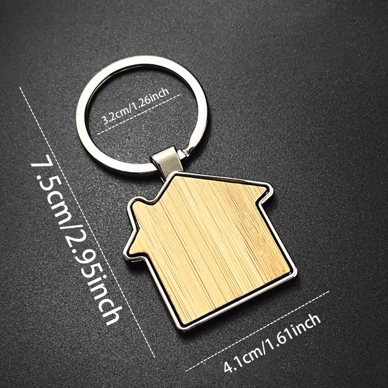 1pc customized house keychain couple keychain new keychain relocation keychain present halloween present birthday present christmas present valentines day present