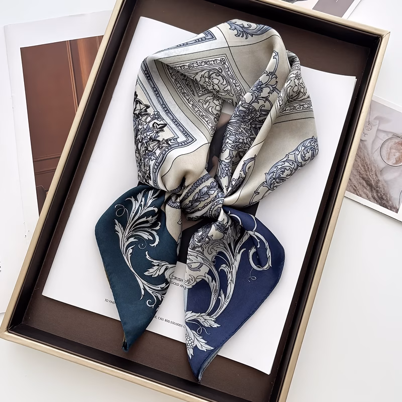 men women bohemian paisley square scarf lightweight polyester suitable for suits accessories suitable for office casual wear hand washable unisex shawl