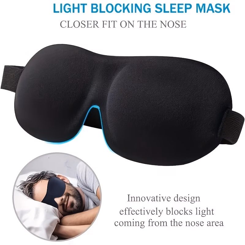 colorful sleep mask 3d contour fit design unisex eye mask with adjustable strap suitable for yoga rest travel and home use an ideal gift for mothers and a thoughtful present for men and women