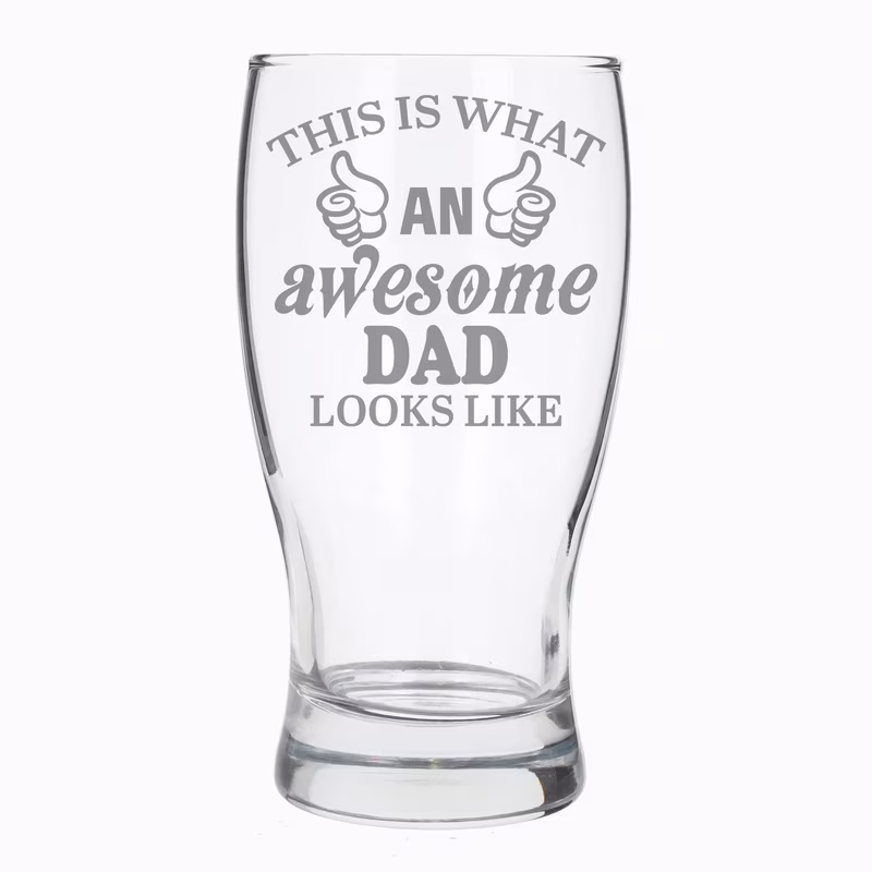 personalised engraved beer glass what an looks like funny glass for his birthday gifts for dad what an looks like funny engraved pint glass for fathers gift