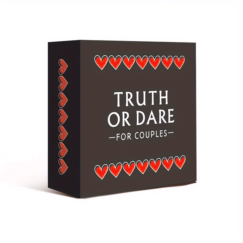 1pc truth or dare card game a cool party entertainment toy a tabletop for couples date nights and an ideal gift for christmas valentines day and anniversary 50 cards
