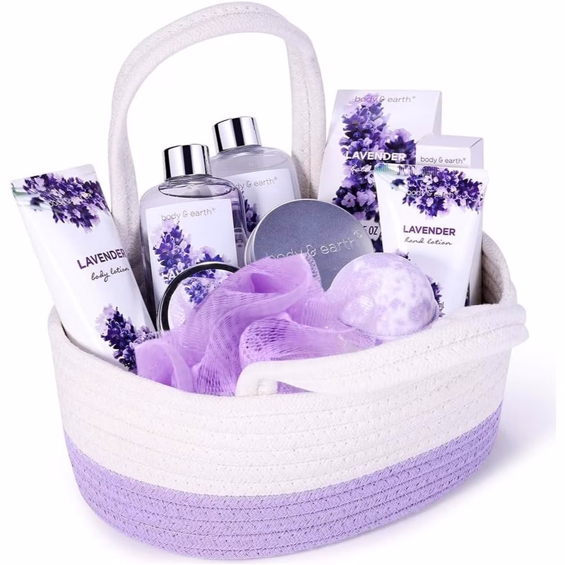 sets for women 11 pcs lavender bath set