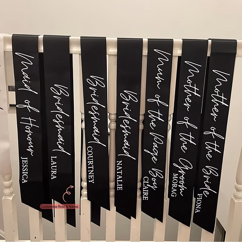 personalized role and name mother of the groom mother of the bride brides of bride to sash wedding bachelorette hen party girls trip bridal shower decoration props