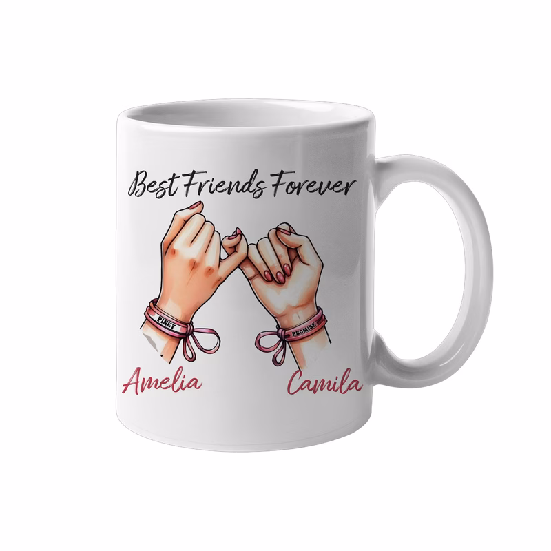 custom mug personalized 11oz ceramic coffee cup unique custom name gift for bff sister or