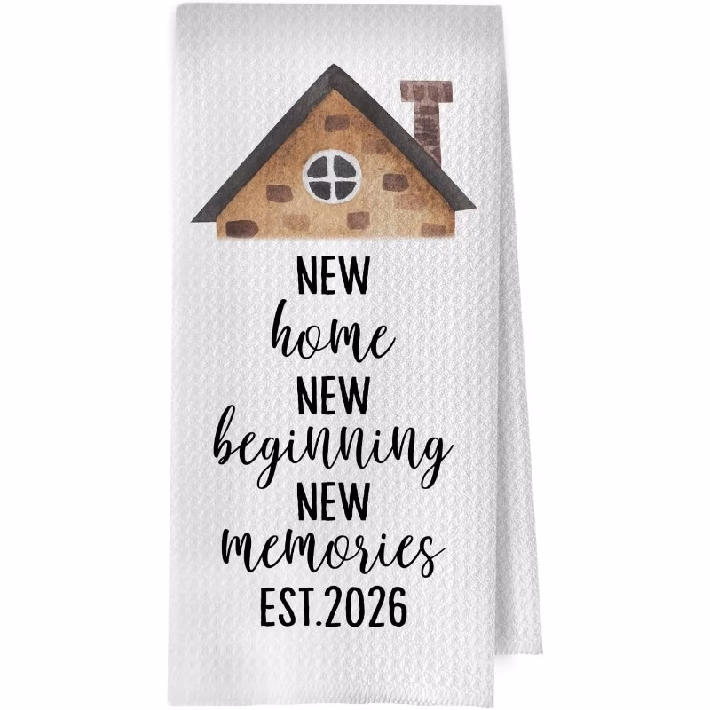 1pc 18 x 26 inch housewarming gifts kitchen towels house warming gifts 2026 decorative dish towels owner gift hand towel best housewarming tea towel reusable dishcloths and kitchen towels