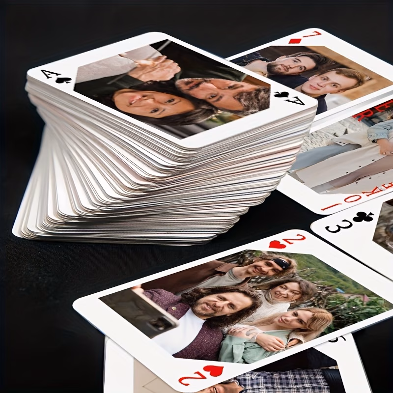1 deck 3 decks 5 decks 10 decks personalized 54 card playing cards with your photos create a gifts weddings parties and birthdays christmas the best anniversary
