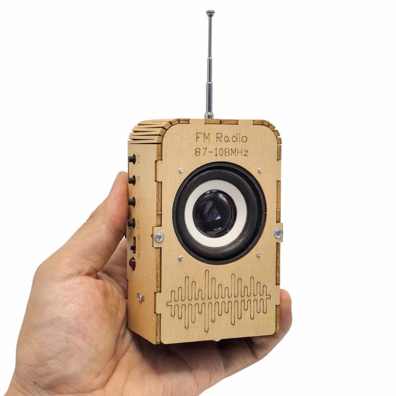 radio assembly kit project demonstrating radio structure and working scientific and ideal gift