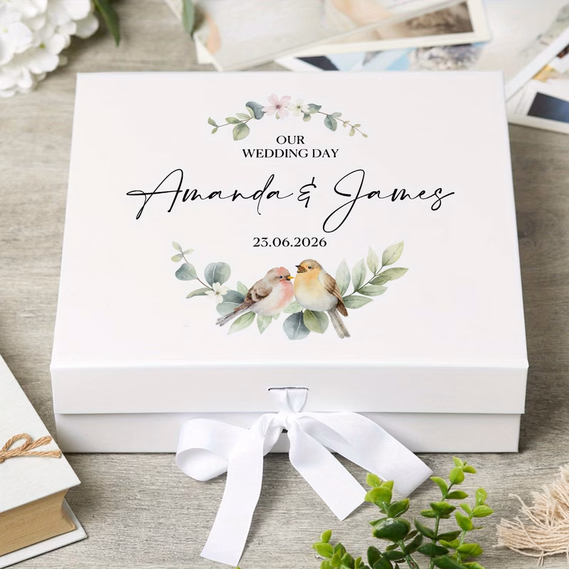 personalized bridal party gift box with custom name of brides proposal elegant wedding box magnetic empty for brides ask wedding party proposal
