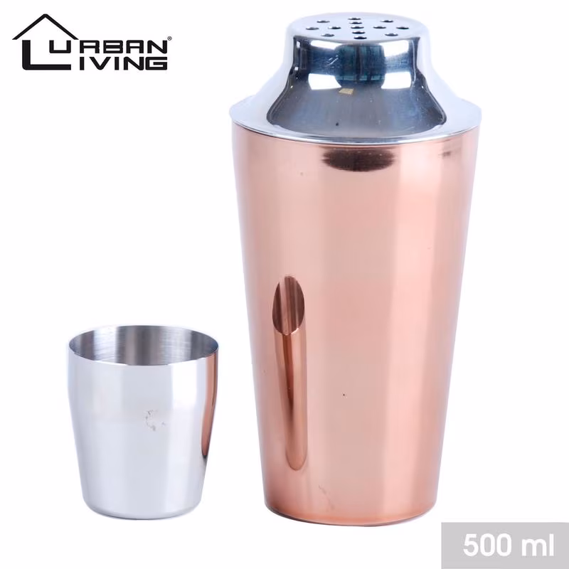 500ml copper stainless steel cocktail shaker durable bar tool for mixing drinks