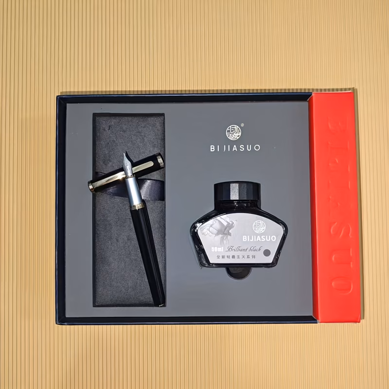 luxury fountain pen from rome buiasuo featuring a high end design suitable for business professionals students and teachers gifting in a stylish box