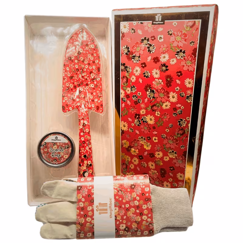 garden gift set with candle mums girls grandmas christmas birthdays gifts
