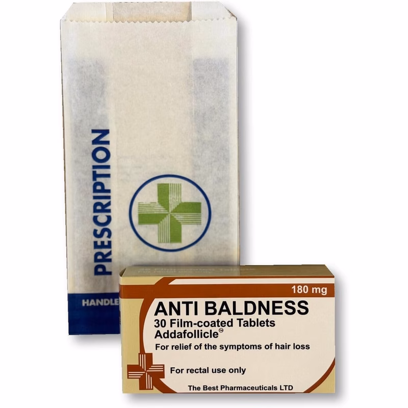 anti baldness novelty joke pill rude christmas stocking filler birthday gift silly present for husband wife or partner