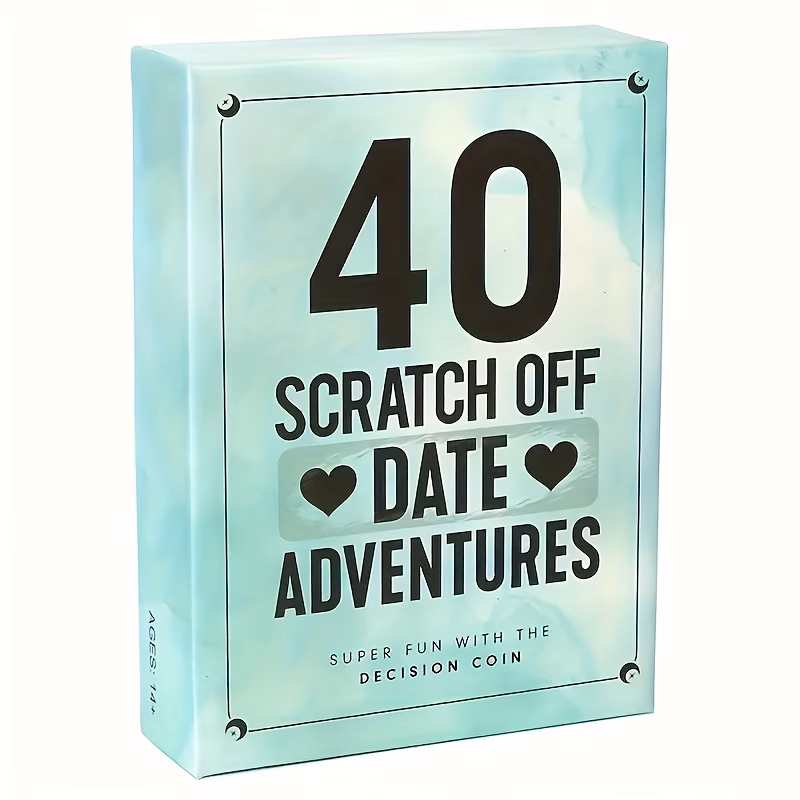40 scratch off date night for couples romantic card game with decision perfect anniversary gift to enhance intimacy and fun interactive game design durable cards
