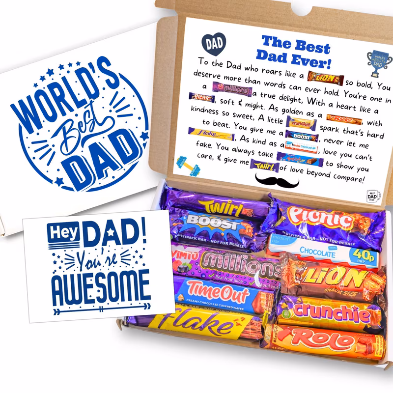 dad chocolate poem gift 10 chocolate bars dad gift fathers day gift gifts for dad chocolate gift box chocolate lover gift box hamper gift for him